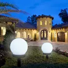Светодиодные фонарики для газона, уличный садовый светильник с питанием от солнечной батареи для дорожек, шаровых фонарей, ландшафта, лампы на солнечных батареях для дома и двора, 246 шт.