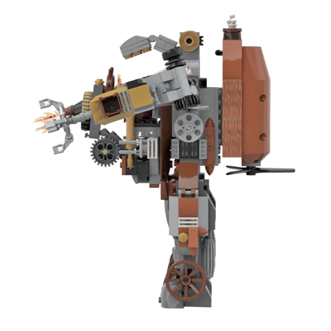 

518Pcs Steampunk Style Mecha MD-I Mecha Model Educational Building Blocks Stem Toy