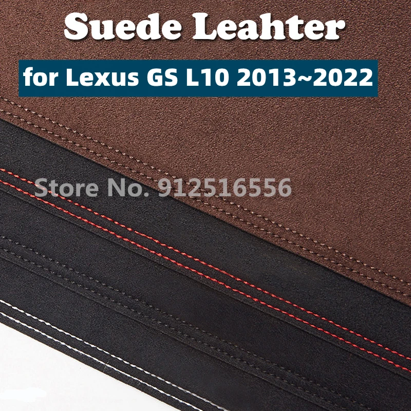 Замшевый кожаный коврик для приборной панели чехол от солнца ковер Lexus GS L1 GRL10 GRL15