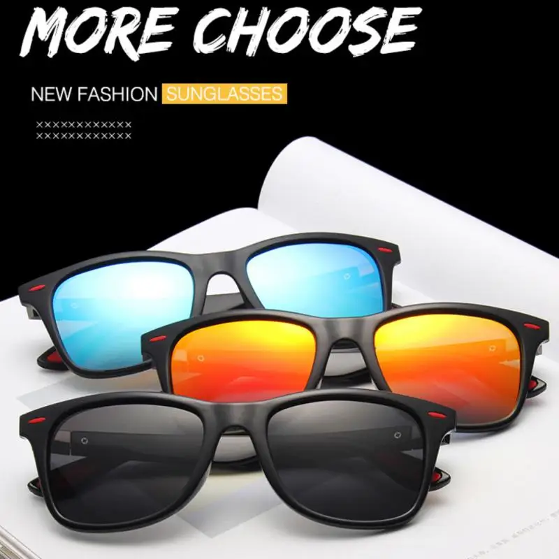 

Men's Sunglasses Polarized Fishing Glasses Women Sports Goggles Rider Glass Brand Design Driving Square Frame Sun Glasses UV400