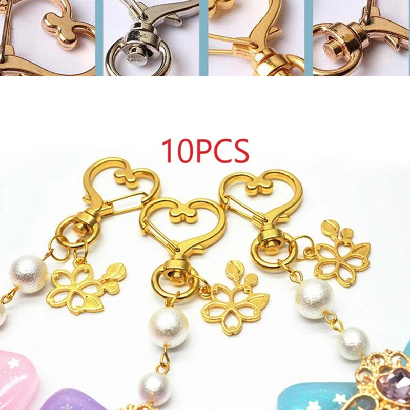 5 шт./лот брелок длинные омара застежка крючок для ключей кольцо собачка кошка