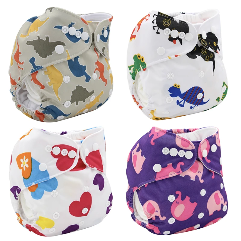 Risunnybaby детские подгузники моющиеся Регулируемые Многоразовые Дышащие
