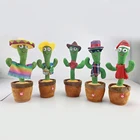 Электрическая плюшевая игрушка в виде кактуса, музыкальная танцевальная кукла, сопровождающая игрушка для детей, Детский подарок, украшение для дома