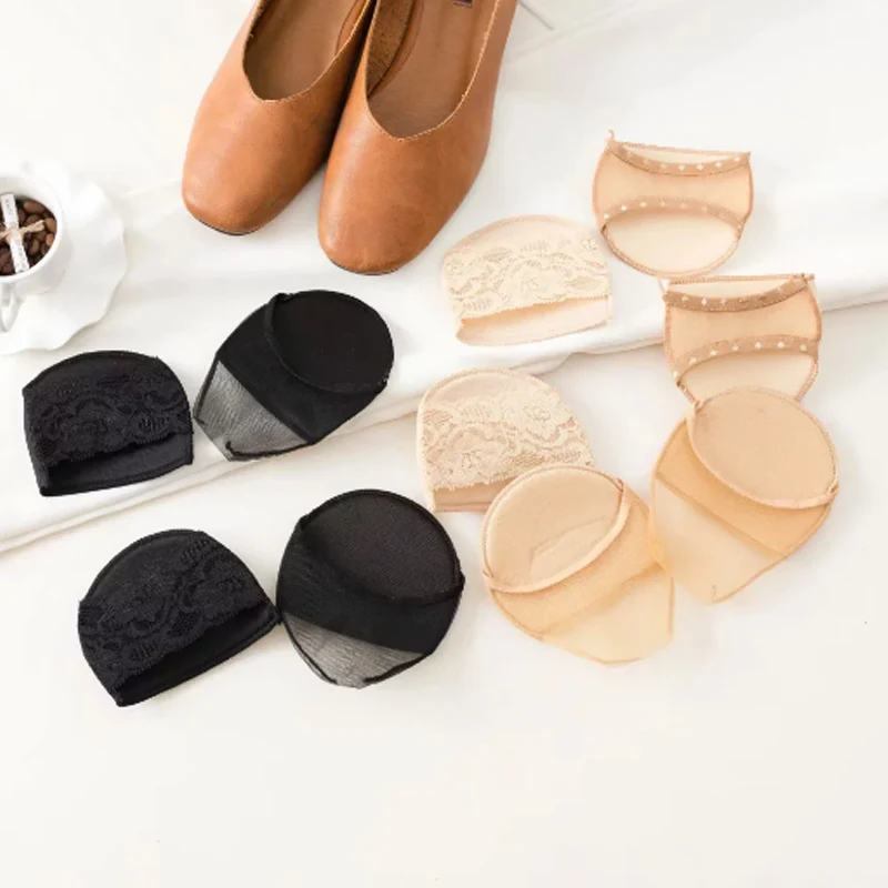 

Insoles-Socks Comfortable Thin High Heel Socks Casual Sandals Toe Socks Sweat-Absorbent Breathable Half Palm Invisible Socks