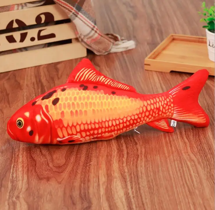 Подушка для рыбы Интерактивная игрушка кошек С Кошачьей Мятой | Дом и сад