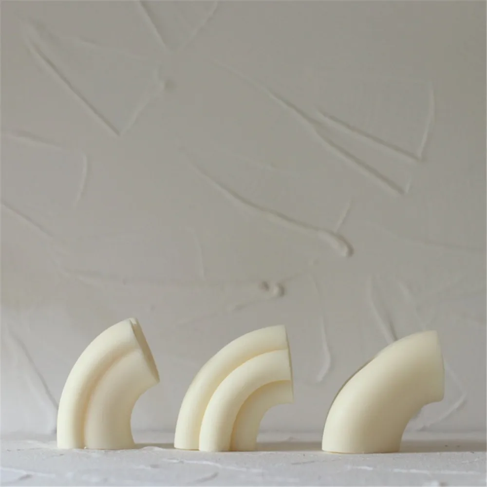 3D сердце Форма цвета радуги с цветочным рисунком кокосового силиконовый