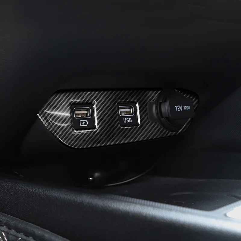 

Для Hyundai, новинка, ELANTRA Refit 2021 2022, USB-панель, декоративная рамка, наклейка на панель управления, автомобильные аксессуары