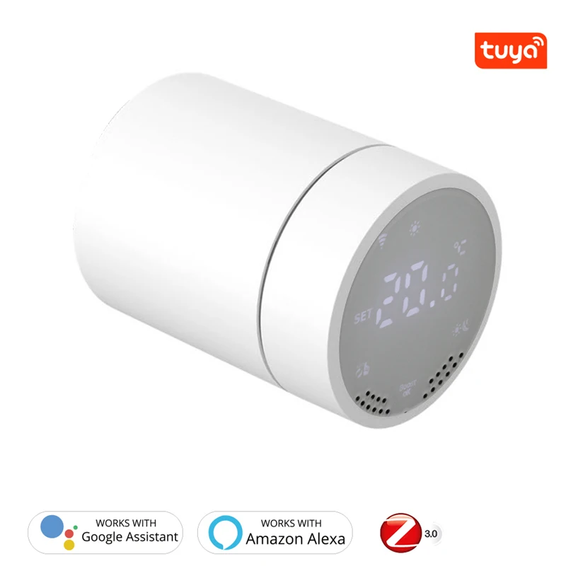 

Термостатический радиатор Tuya ZigBee с сенсорным дисплеем, 3,0 дюйма