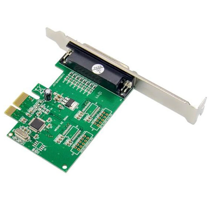 1 порт Параллельный PCIe X1 карта PCI Express DB25 принтер LPT Расширение адаптер Поддержка