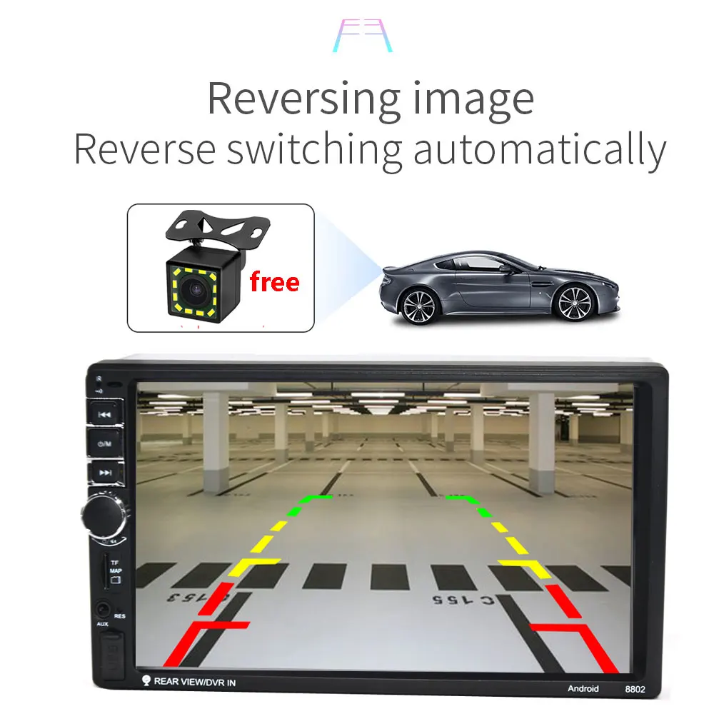 BYNCG 7 &quotAndroid автомобильный Радио Стерео gps навигация Bluetooth USB SD 2 Din сенсорный