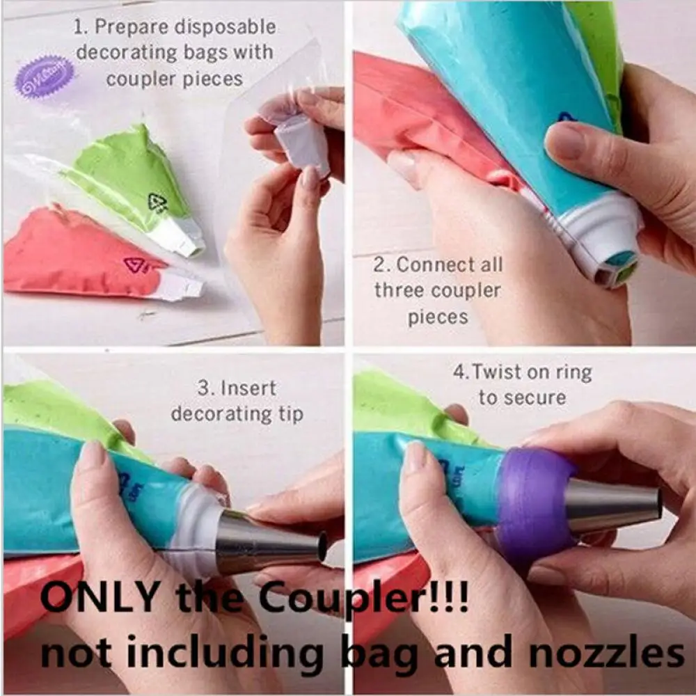 Горячее предложение 1 шт. 3 цвета DIY трехцветный глазировки крем Кондитерские