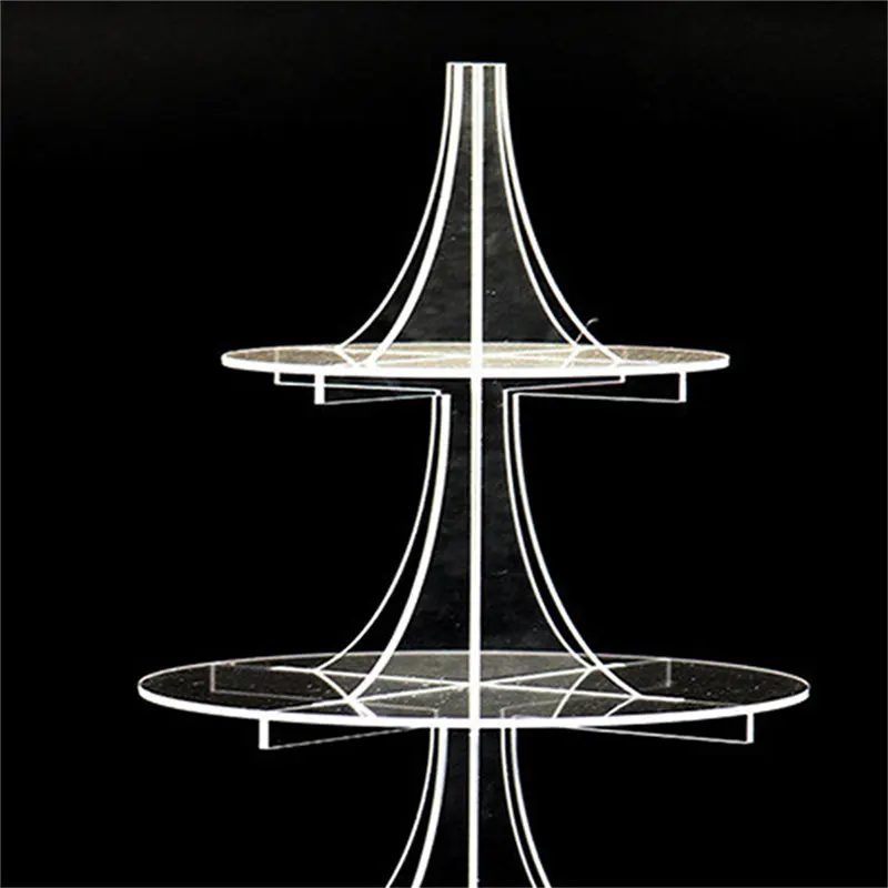 4 ярусный выставочный стенд круглая подставка для торта пластина кухонные