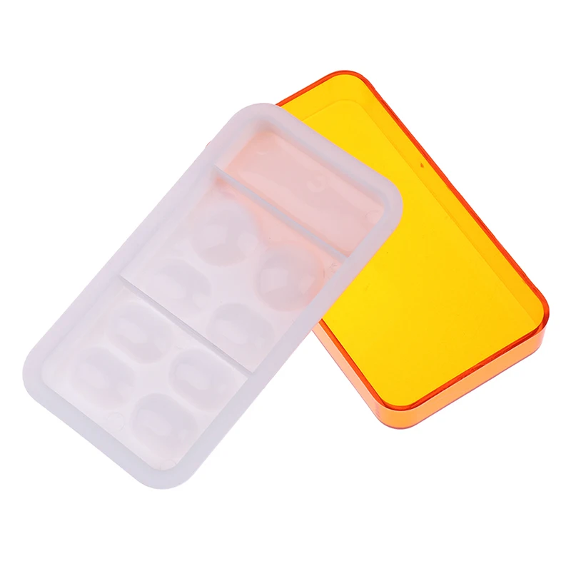 

Dental Resin Mixing Watering Moisturizing Plate With Cover 8 Slot Palette Dental Lab Equipment