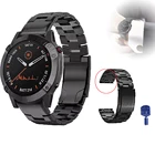 Ремешок для наручных часов Garmin Fenix 5 5X 3 3HR 6X 6 Pro S60 MK1 26 22 мм, быстросъемный браслет из титанового сплава, Easyfit