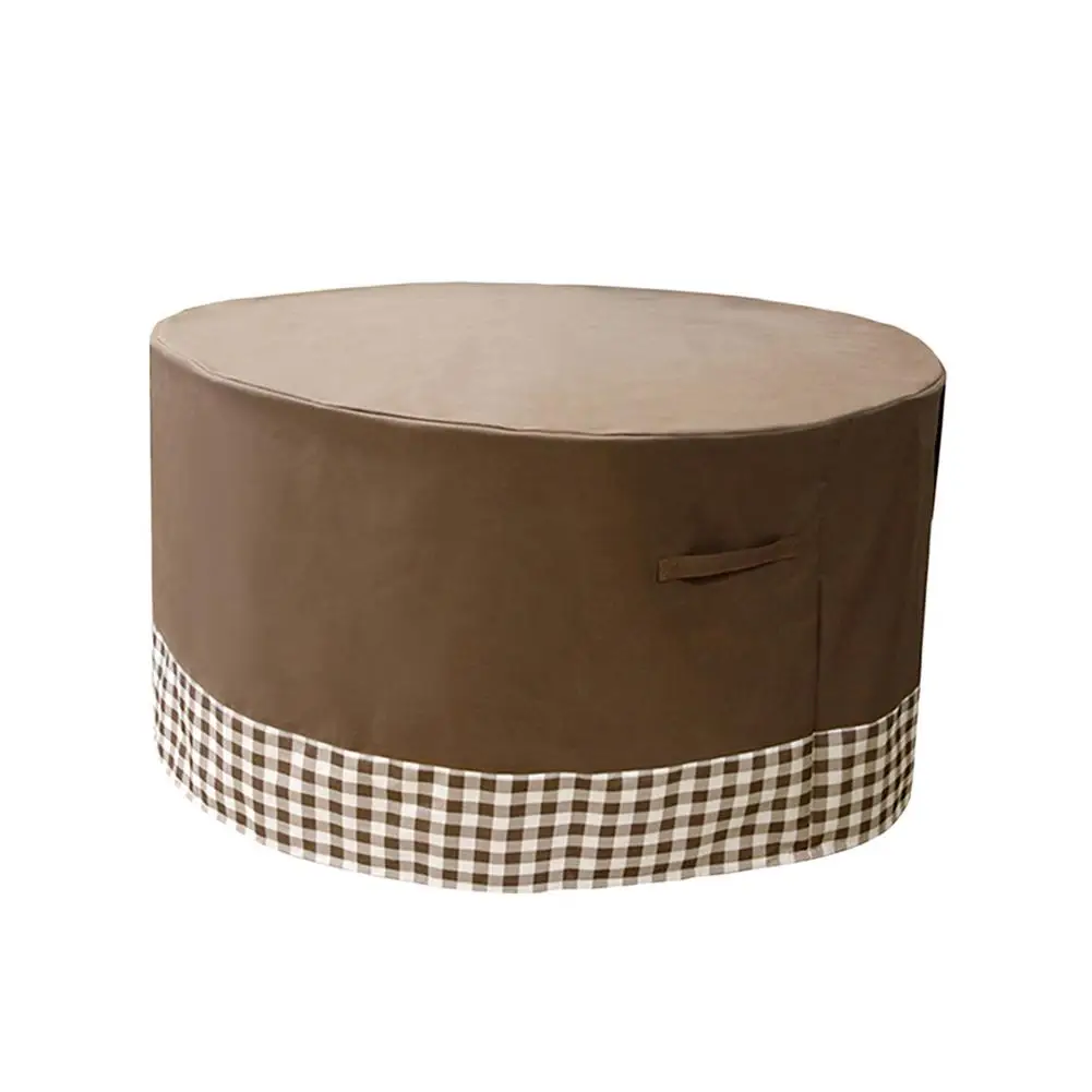 

Patio Furniture Cover 600D Outdoor Table Covers For Ouside Furniture Covering Waterproof Round Outdoor Furniture Cover
