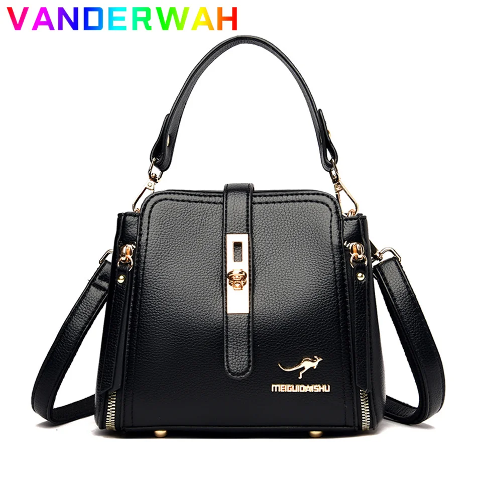 

2022 Women's Bag Luxury Designer Handbags Leather Shoulder Crossbody Bag for Female Ladies Large Capacity Messenger Sac A Main