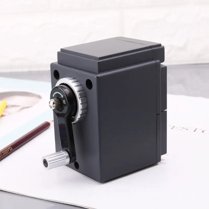 

Retro Vintage Camera Style Pencil Sharpener Mechanical Manual Hand Cranking Stationery Student Gift