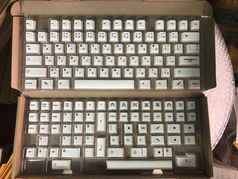 

1 Set PBT Dye Subbed Keycaps For MX Switch Mechanical Keyboard Cherry Honor Profile Key Caps With 7U Spacebar ISO Enter