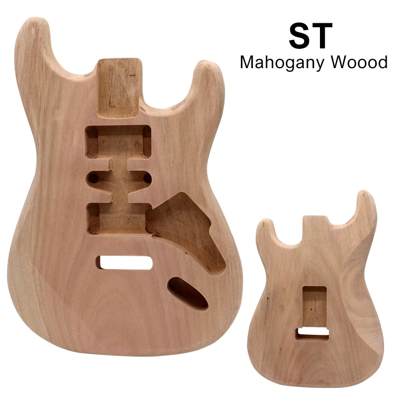 Корпус гитары HSH электрические из необработанного красного дерева сделай сам
