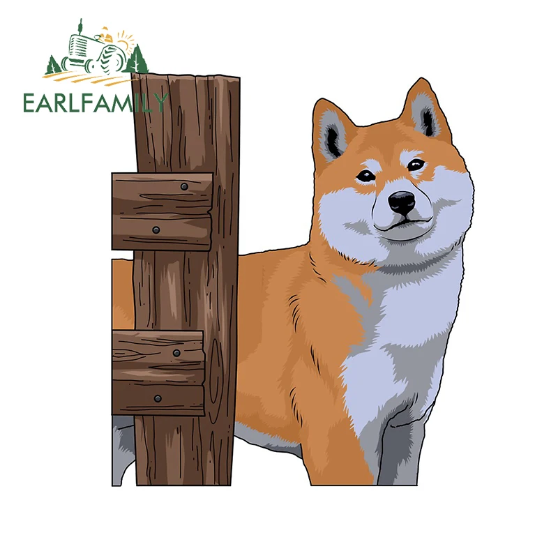 EARLFAMILY 13 см x 11 2 для Косплей Shiba Лисья Секретная служба (Inu Смешные автомобильные