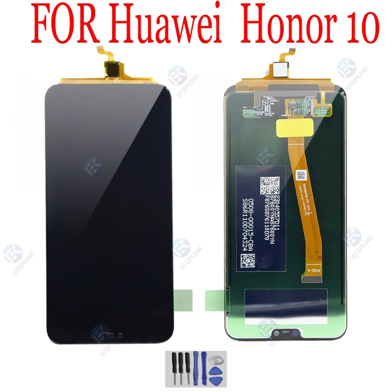 ЖК-дисплей 5 8 дюйма для Huawei Honor 10 дигитайзер сенсорного экрана с рамкой без