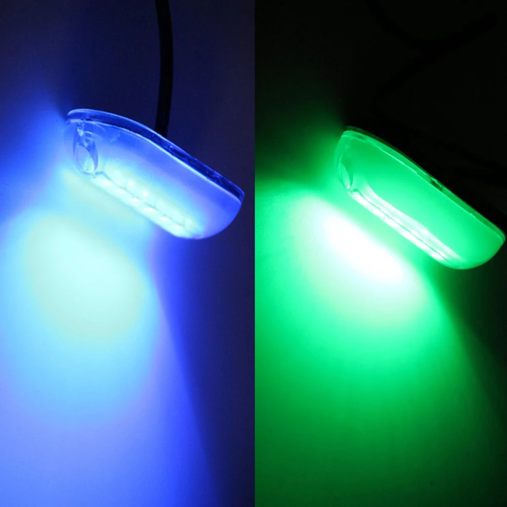 12 В водонепроницаемый Светодиодный светильник для подводного плавания морской