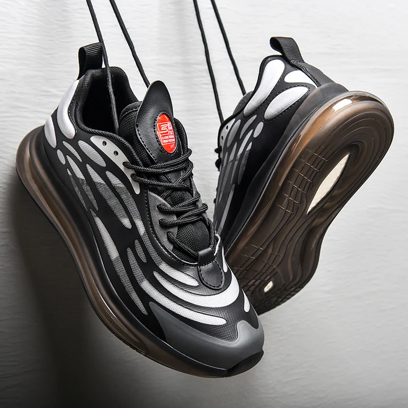 

Мужские Новые повседневные Модные баскетбольные кроссовки, дышащие мягкие Нескользящие кроссовки, удобная спортивная обувь для бега для м...