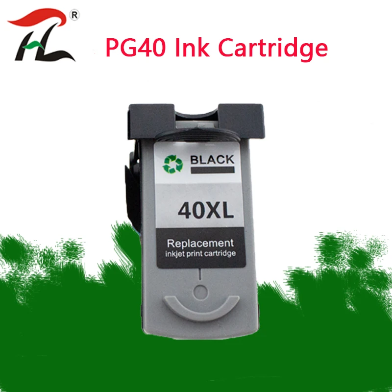 1 шт. черный PG40 совместимый чернильный картридж для Canon PG 40 40xl PIXMA iP1600 iP1200 iP1900 MP140 MP150