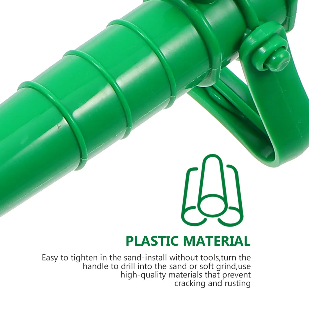 

2Pcs Beach Garden Parasol Umbrella Flag Pole Holders Outdoor Umbrella Sand Grabber