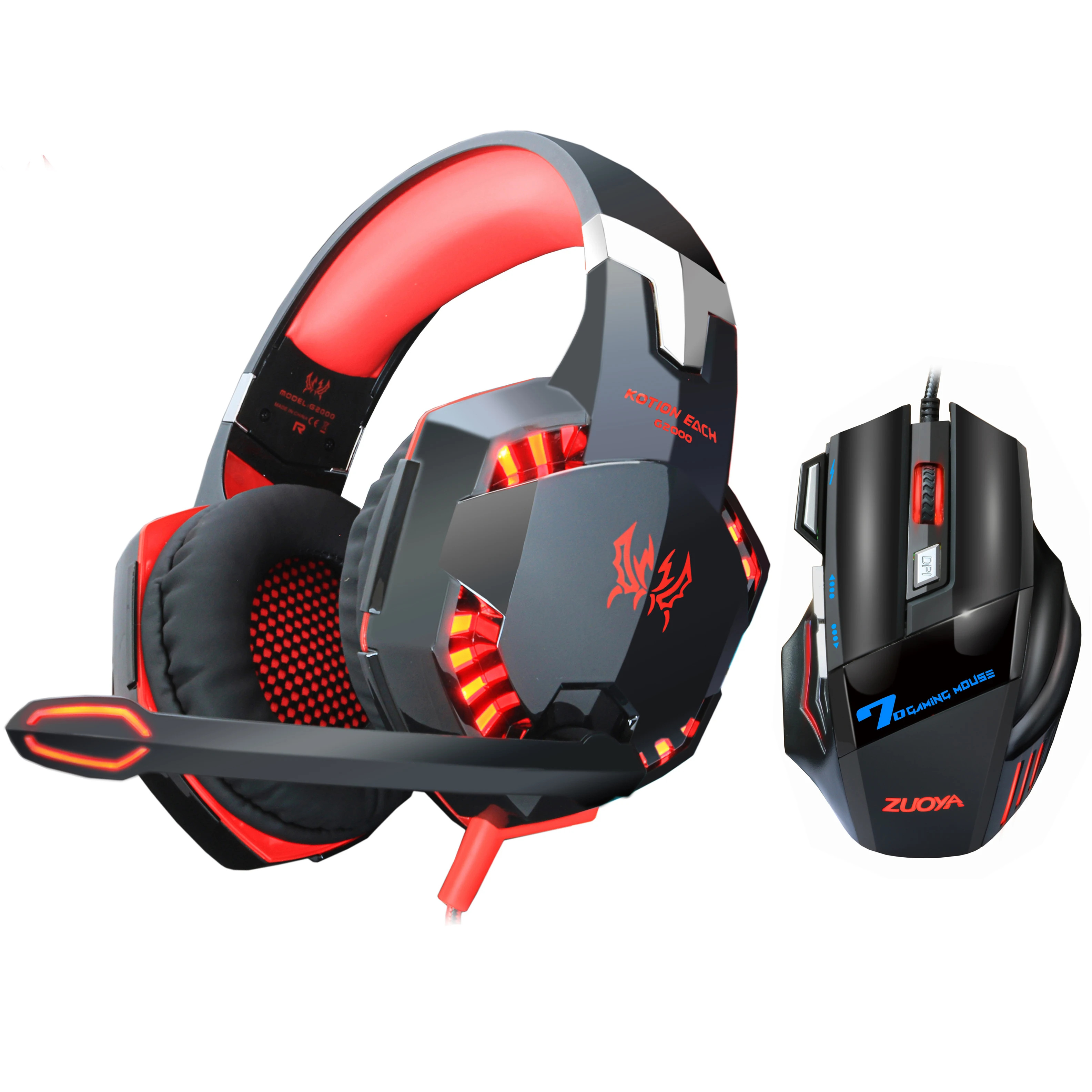 Игровая гарнитура+ игровая мышь наушники стерео с микрофоном наушники USB Проводные регулируемые dpi мыши для PC gamer