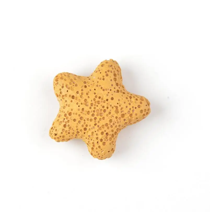 Окрашенные звезды лава каменные бусины DIY эфирное масло драгоценности Морская