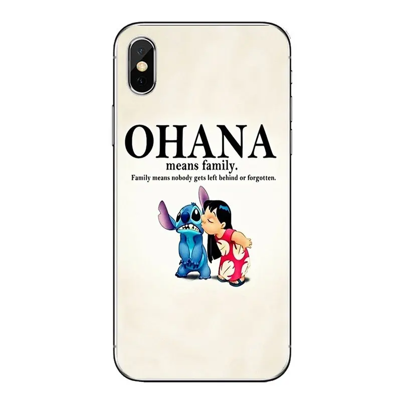 Soft Transparent Shell Covers For Xiaomi Mi6 Mi 6 A1 Max Mix 2 5X 6X Redmi Note 5 5A 4X 4A A4 4 3 Plus Pro Lilo and stitch Ohana |