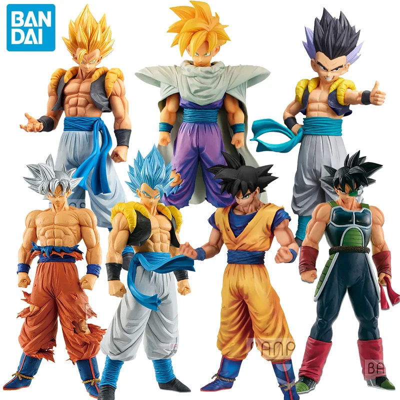 

Bandai Anime Dragon Ball ROS Vegetto Gogeta Son Gohan Son GokuGotenks12-28cm PVC Action Figures Model Toys Collection Gift