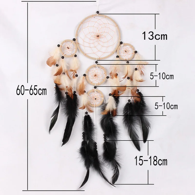 

Vintage Handmade Dream Catcher Feather Pendant Gifts Car Wall Hanging Feather Pendant Home Decoration Ornament