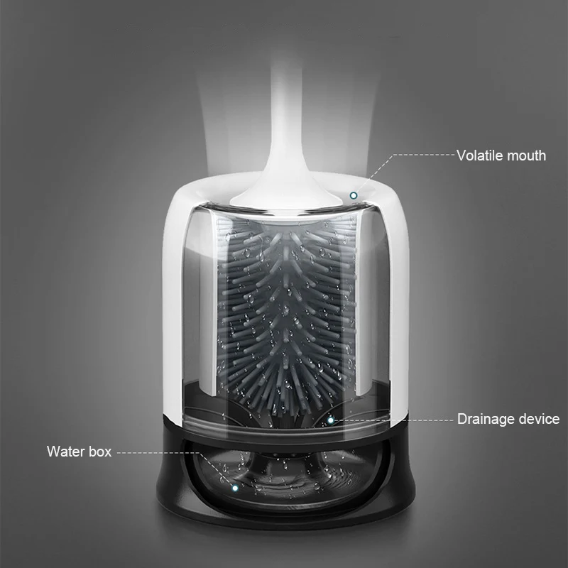 

Cleaning Brushes Silicone Toilet Brush No Dead Corners Household Wash Toilet Soft Bristle Artifact Bathroom Accessories set