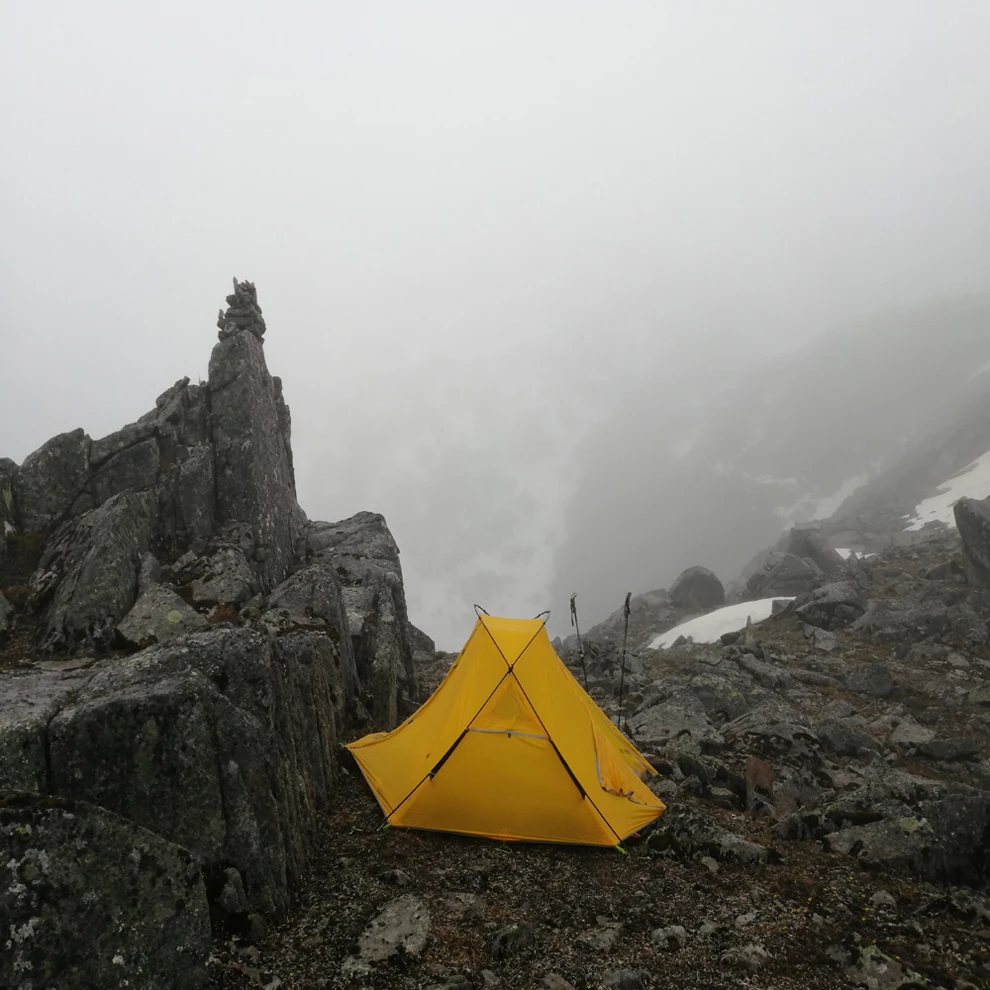 Asta gear полумесяц 2 20D Silione нейлон 2 человек ветрозащитная, непромокаемая кемпинговая палатка