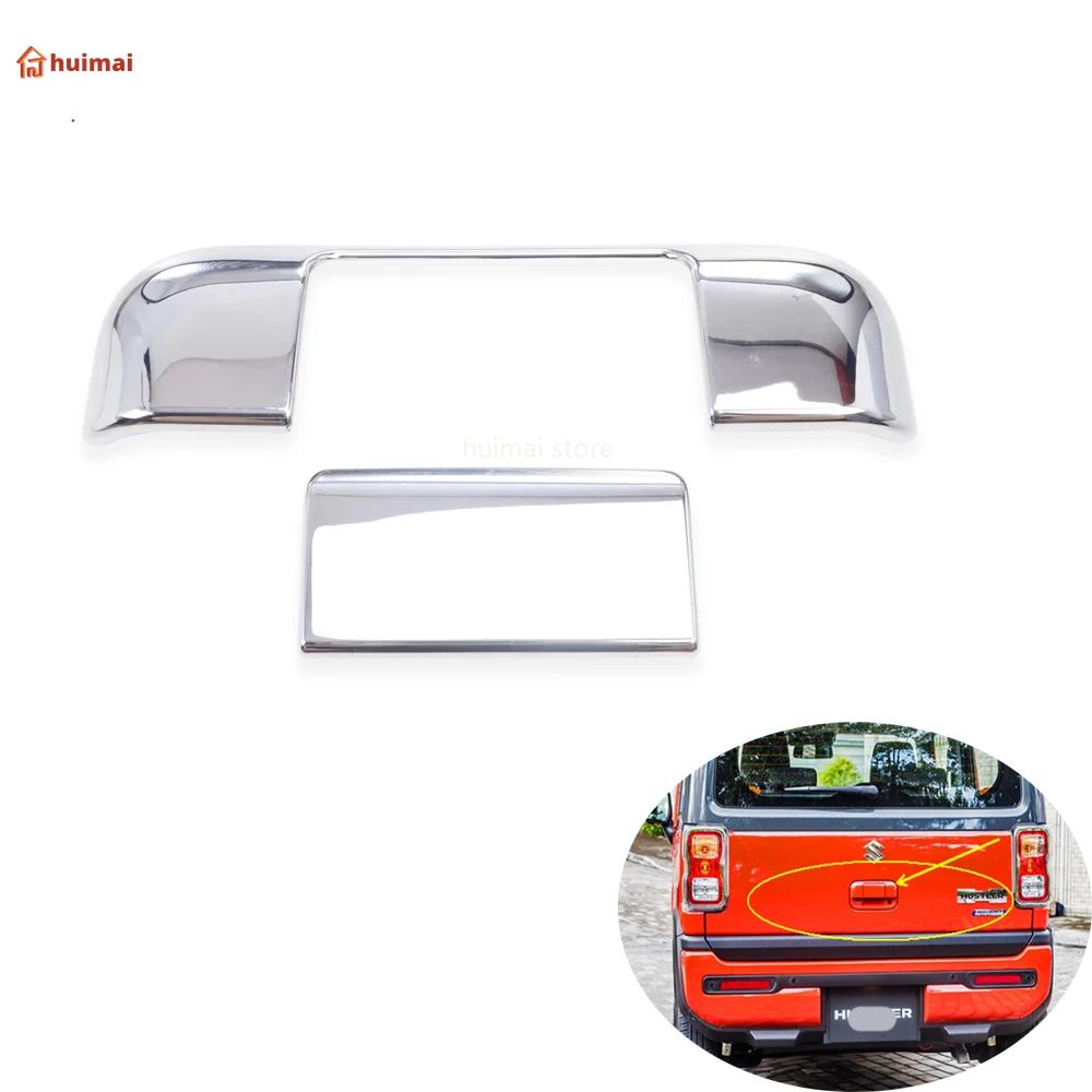 Хромированная накладка на заднюю дверную ручку для Suzuki толщиной 2020 2021ABS, наклейка для отделки, аксессуары для стайлинга автомобиля, 2 шт.