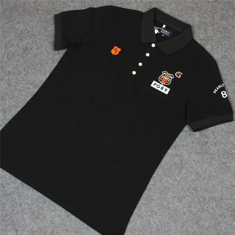 Летние футболки для гольфа PG89 с перламутровыми воротами игры в гольф спортивные