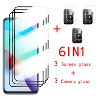 full cover tempered protective glass for redmi 10 camera lens protection glass for redmi note 10s 10 pro 10pro frontscreen film