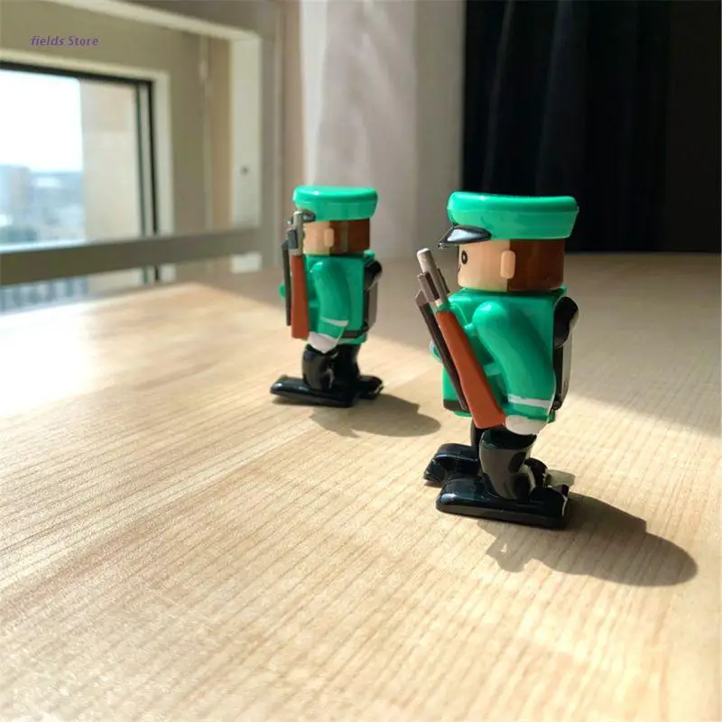 

XX9E Cute Wind Up Soldier Toy Clockwork Toy Classic Toy
