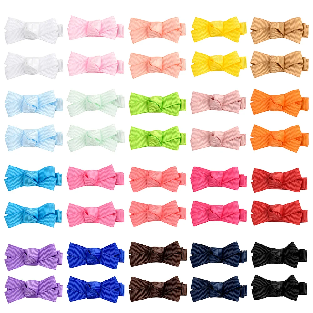 31 шт./лот банты для волос маленькая заколка милых девочек заколки ручной работы