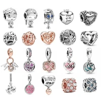 new fashion charm original mother pendant love tree of life beads suitable for original pandora ladies bracelet jewelry gift