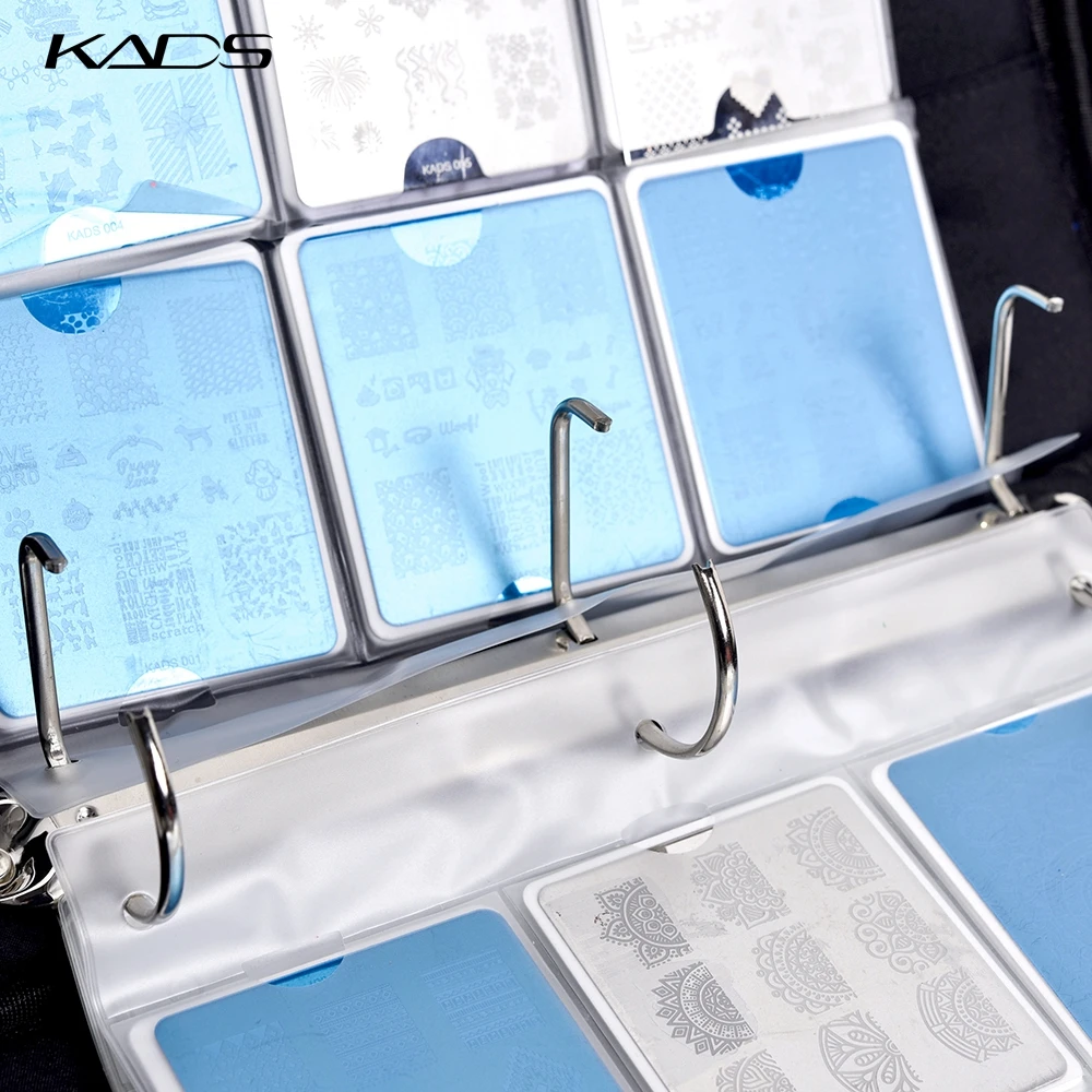 KADS розовый и черный держатель для стемпинга большого размера сумка хранения