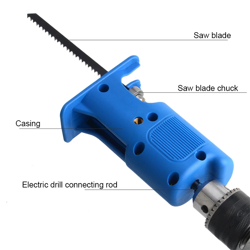

Mini Modified Electric Saw Head with Handle Suit for Electric Drill Reciprocating Saw Modified Head BV789