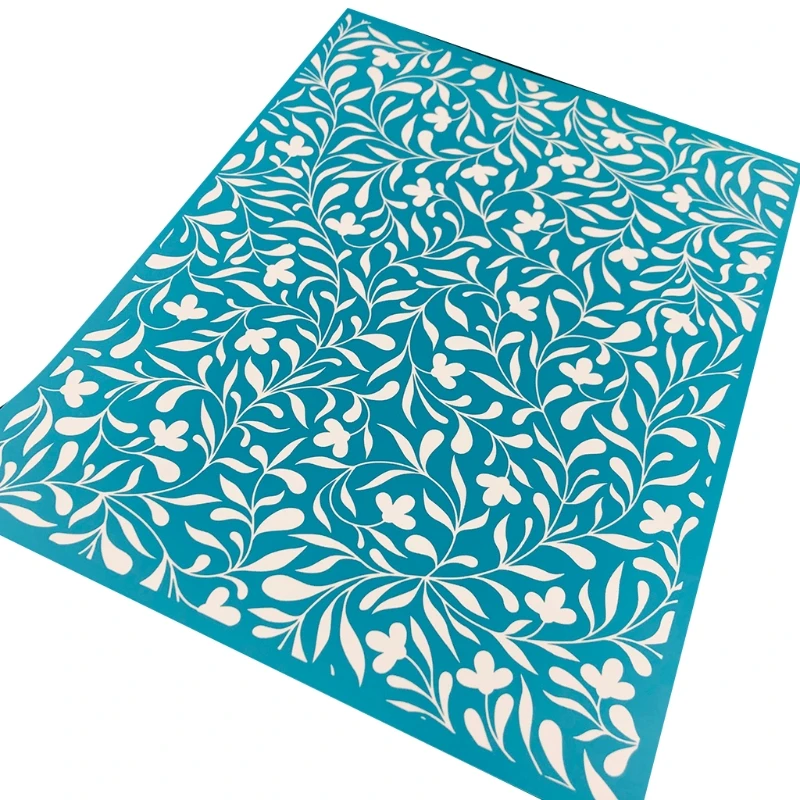 

Vine Self-Adhesive Silk Screen Printing Stencil Reusable Sign Stencils for Painting Wood DIY Decoration T-Shirt Textile