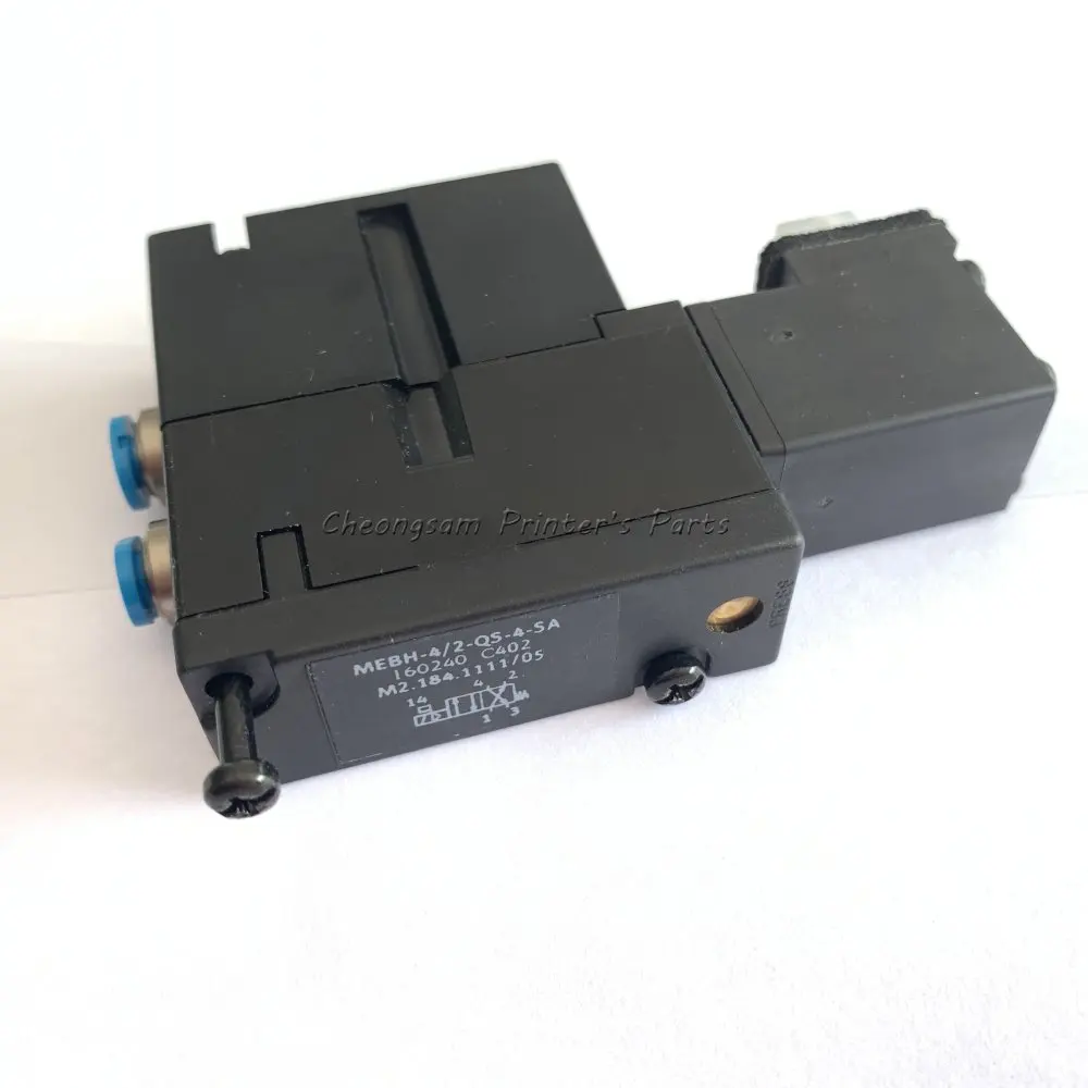 Festo 4-2 способ электромагнитный клапан M2.184.1111/05 MEBH-4/2-QS-4-SA для Heidelberg CD102 XL105 Pm52 XL75 Sm74 запасные части машины