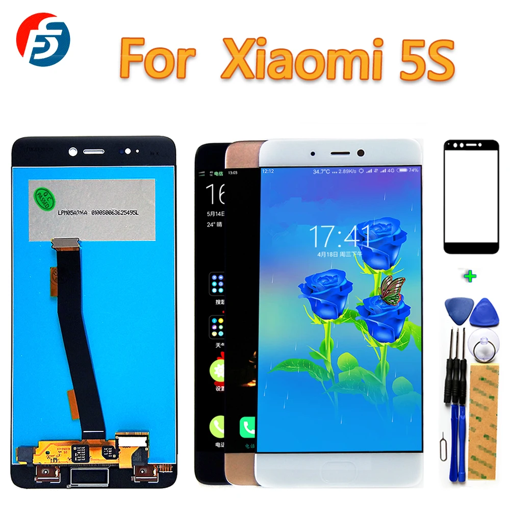 100% протестированный 5 15 дюймовый сенсорный экран для Xiaomi mi 5s ЖК дисплей