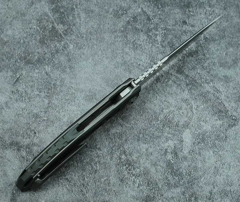 Green thorn Neon D2 Сталь 3D титановый сплав/G10 ручка складной нож для кемпинга выживания