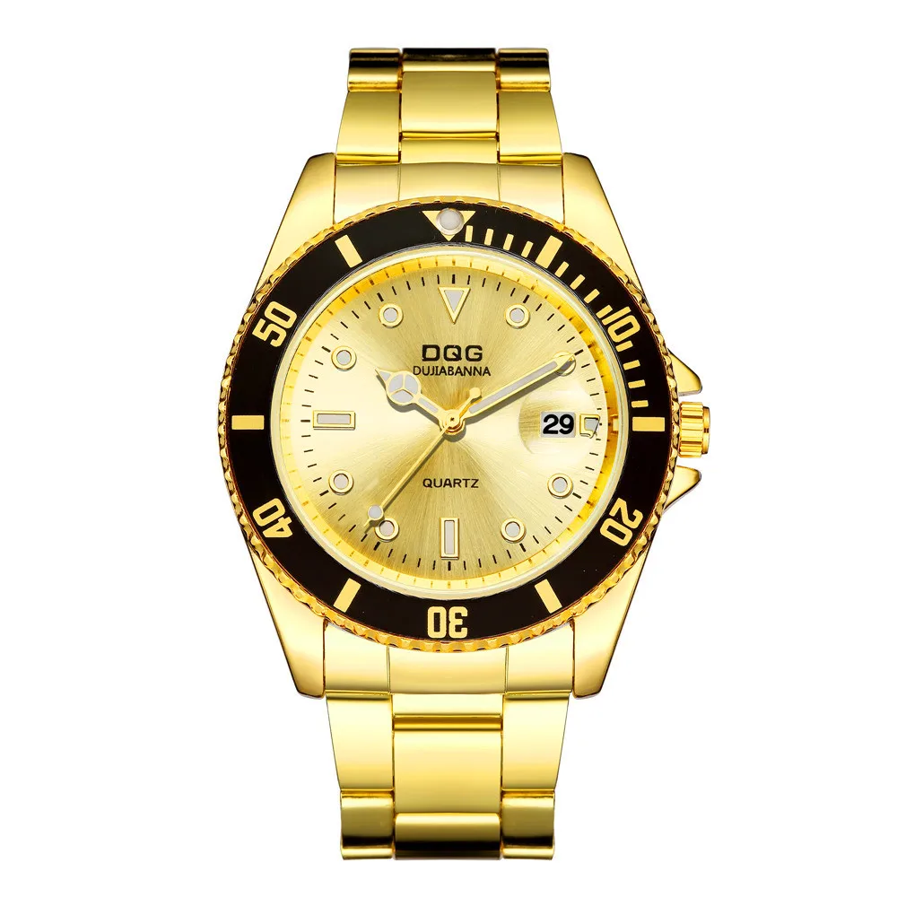 

Relogio Masculino 2021 Mens Luxury Gold Waterproof Watches Male Fashion Casual Complete Calendar Quartz Wrist Watch Sports Clock