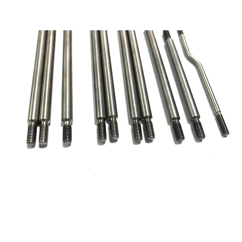 

10Pcs Titanium Alloy Chassis Lever Rod Pull Rod for 1/10 Rc Crawler Car Axial SCX10 III AXI03007 Upgrade Parts